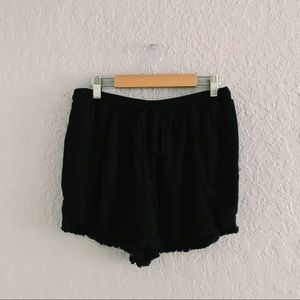 Mossimo Supply Co. Black Flowy Summer Shorts